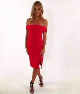 Kookai Womens off the shoulder Oslen dress Size 8 for rent on The Volte - image 1