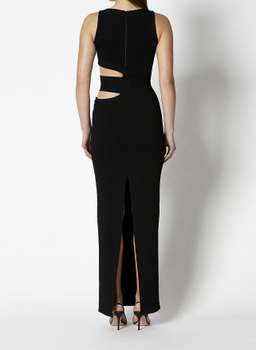 Scanlan Theodore Crepe Gown Black Size 8 for rent on The Volte - image 4