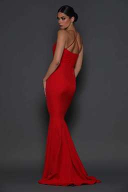 Elle Zeitoune Morocco Red Gown Size 6/8 for rent on The Volte - image 2