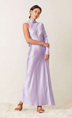 Bec & Bridge Violetta Asymmetrical Maxi Dress 