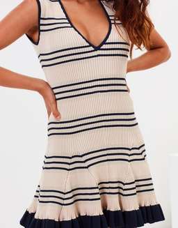 Alice McCall - Frenchie Dress Navy & White Sz 6 for rent on The Volte - image 3