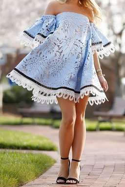 Talulah Known Better Mini Dress Blue Size 8 for rent on The Volte - image 4