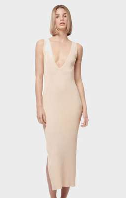 MANNING CARTELL Insta Beat Knit Dress Almond XXS for rent on The Volte - image 1