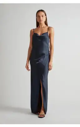 Camilla and Marc Aubrey Slip Dress Navy Size 0 for rent on The Volte - image 1