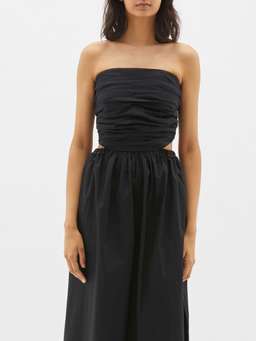 Bassike Strapless Cotton Dress