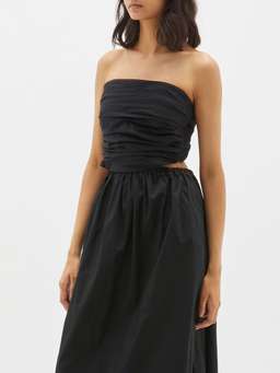 Bassike Strapless Cotton Dress