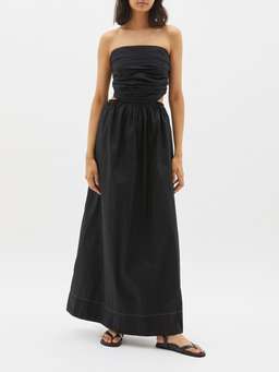 Bassike Strapless Cotton Dress