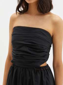 Bassike Strapless Cotton Dress