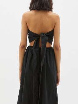 Bassike Strapless Cotton Dress