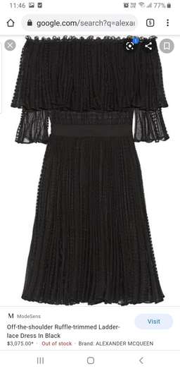 Alexander Mcqueen evening dress Size 8/10 Rrp $4000 for rent on The Volte - image 2