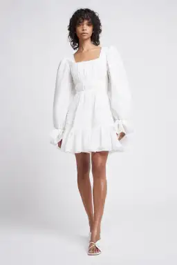 Aje Impression Dress White Size 6 for rent on The Volte - image 1