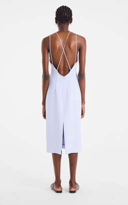 Dion Lee Whitewash Link Slip Dress Blue Size 10 