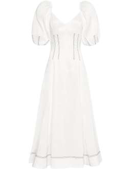 Aje Grove Dress White Size 6 for rent on The Volte - image 10