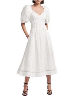 Aje Grove Dress White Size 6 for rent on The Volte - image 1