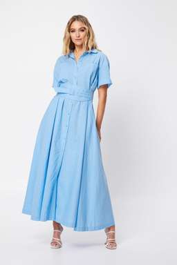 MOSSMAN THE BLUE LIGHT DRESS - SIZE 8