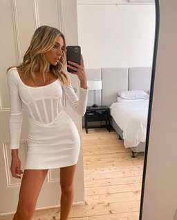 Dion Lee - Rib Corset Mini Dress (Size 8)