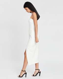 BYJOHNNY CONTOUR LINES SPLIT MIDI DRESS - SIZE 6 for rent on The Volte - image 6