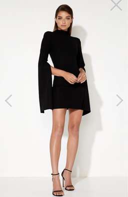 MOSSMAN SENSE OF MYSTERY DRESS (BLACK) - SIZE 10 for rent on The Volte - image 9