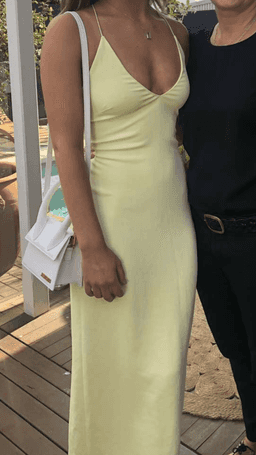 Dion Lee whitewash floating coil slip dress