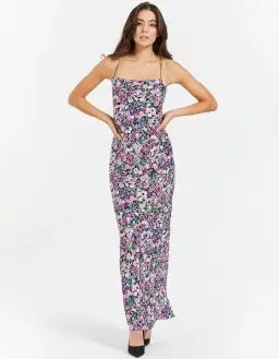 Bec & Bridge Anais Lace Up Midi Dress Print Size 8 for rent on The Volte - image 1