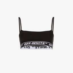Off-White Logo Band Stretch Bra Top 8