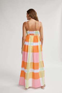 Binny Rainbow Lorikeet Maxi dress