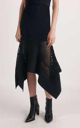 Dion Lee - Honeycomb Drape Perf Dress Black size 6