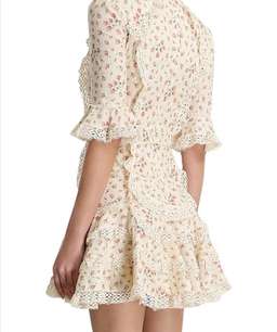 ZIMMERMAN FREJA TRIM FLUTTER DRESS 