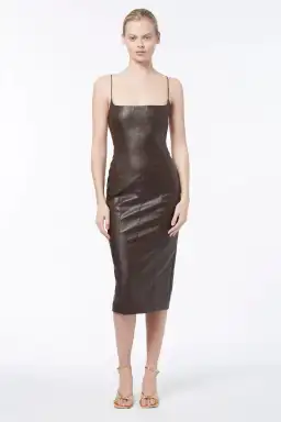Manning Cartell Alter Ego Backless Dress Chocolate Size 8 for rent on The Volte - image 1