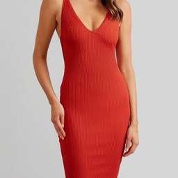 Kookai Gemini Dress Red Size 12 for rent on The Volte - image 1