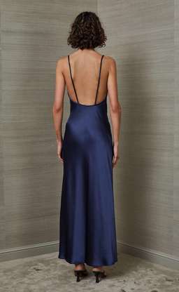"Bec & Bridge" Mireille maxi dress, midnight / navy, size 10, RRP $316