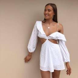 Sofia The Label Spritz Dress White Size AU 6 for rent on The Volte - image 2