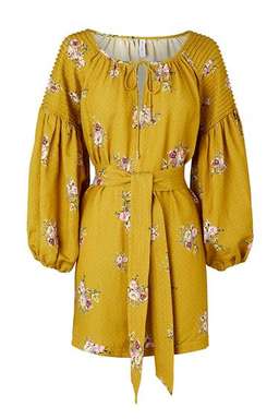 Steele - Bellflower Smock Dress Yellow Size 6 for rent on The Volte - image 4