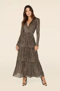 Sheike All That Sparkles Dress Metallic Size 10 for rent on The Volte - image 1