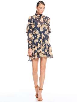 Talulah In The Mix Mini Dress Navy Size AU 6 for rent on The Volte - image 1