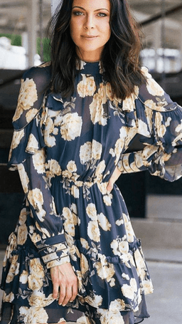 Talulah In The Mix Mini Dress Navy Size AU 6 for rent on The Volte - image 3