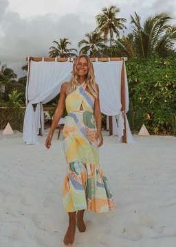 Steele Sia Midi Dress in Cabana Size XS / AU 6 for rent on The Volte - image 2