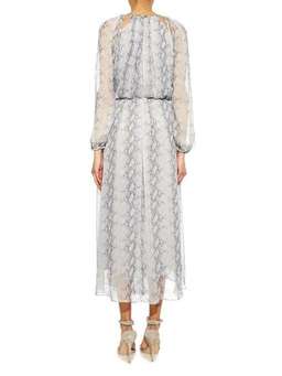 Zimmermann Snake Print Silk Chiffon Dress Size 0 (6-8)