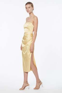 Manning Cartell Miami Heat Backless Midi Dress Champagne Size 10 for rent on The Volte - image 2