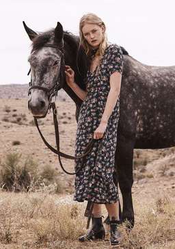 Auguste // Roxy Lady 90s Ditsy Floral ~ Black for rent on The Volte - image 2