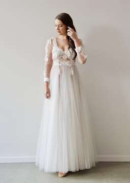 When Freddie Met Lilly Georgia Collection Gillian Gown White Size 10