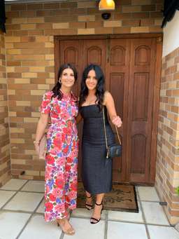 Manning Cartell  Neo Classic Midi Dress W/ Chain Black Size 8