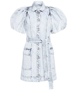 FRAMEWORKS DENIM PUFF SLEEVE DRESS for rent on The Volte - image 1