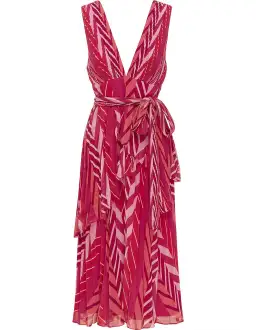 Talulah Sugar and Spice Midi Dress Tango Stripe Size XS / AU 6 for rent on The Volte - image 2