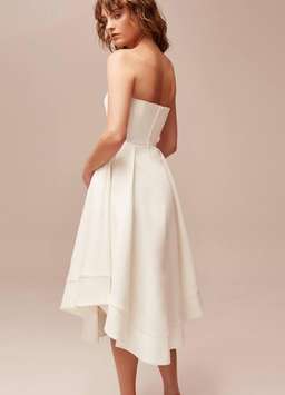 C/MEO Collective Making Waves Dress Ivory Size 6 for rent on The Volte - image 3