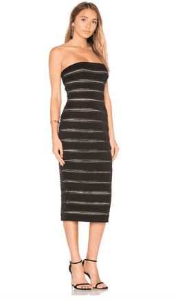  Misha Collection Agnetta Dress Black Size 6 