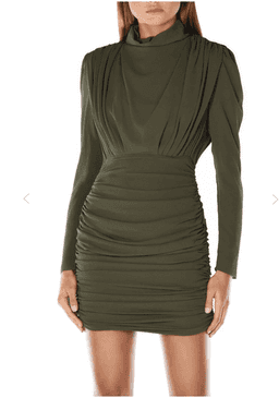 Misha Pearly Dress Green Size 10 for rent on The Volte - image 2