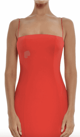 Misha Sophie Midi Dress Red Size 14 for rent on The Volte - image 4