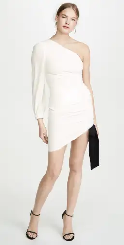 Misha Faye Dress White Size 10  for rent on The Volte - image 1