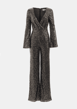 Misha Sharnie Pantsuit Gold Size 10/M  for rent on The Volte - image 6
